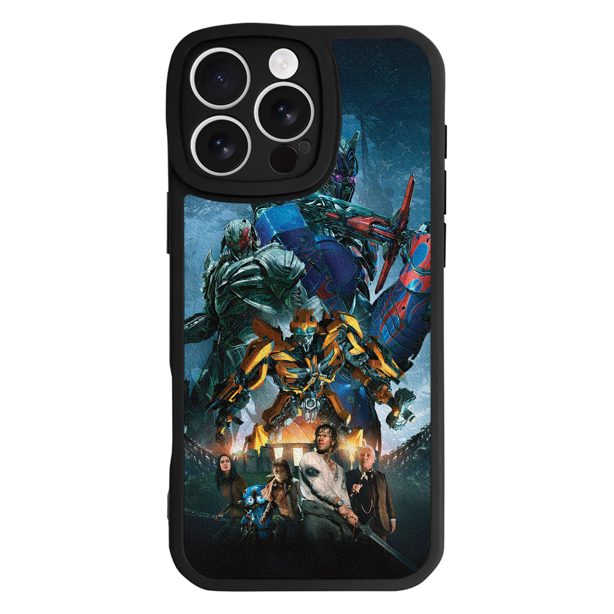 （画像用） Transformers トランスフォーマー 【iPhone 16シリーズ対応】シリコンスマホケース（レザー調） 材質：シリコン